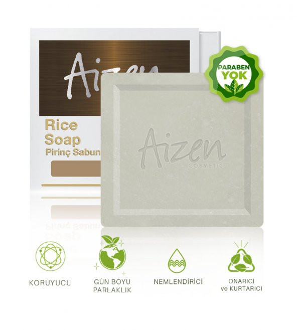 Aizen Rice Soap Pirinç - Özlü Sabun