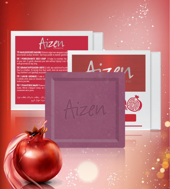 Aizen Pomegranate Seed Soap Nar Çekirdeği Sabunu