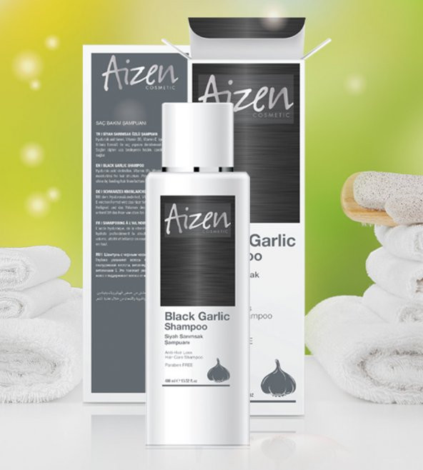 AIZEN COSMETIC Siyah Sarımsak Şampuanı 200ml 2- Adet besleyici shampoo - 3