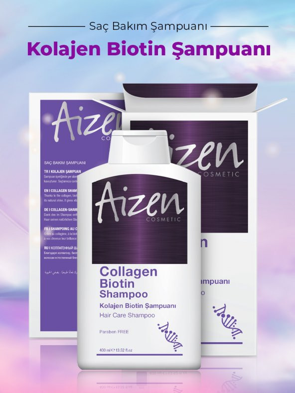 Aizen Kolajen Biotin Shampoo 400ml