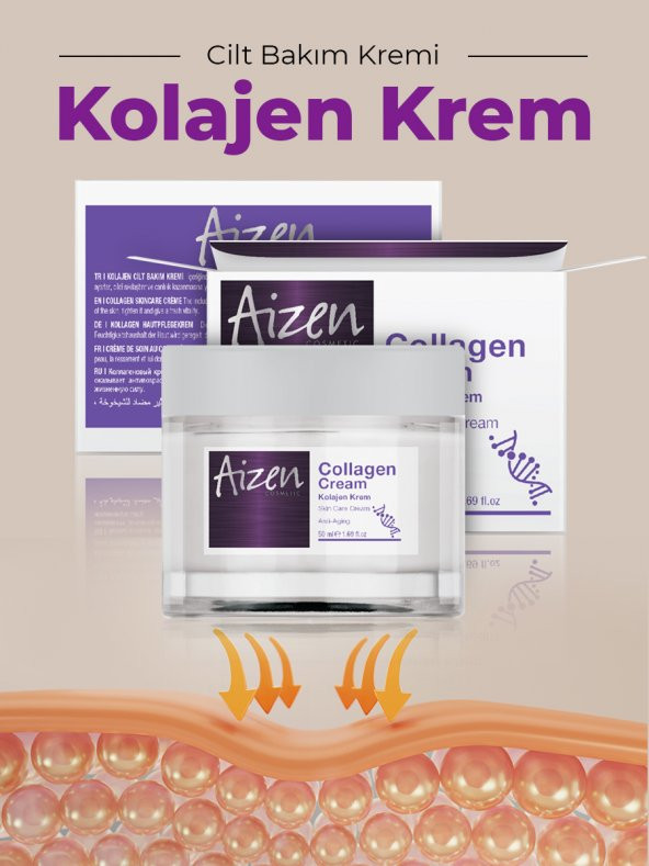 Aizen Cilt Bakım Kremi Collagen Cream 50ml