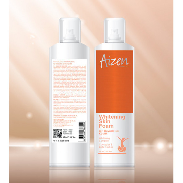 AIZEN Beyazlatıcı Krem Köpük 150ml - 2