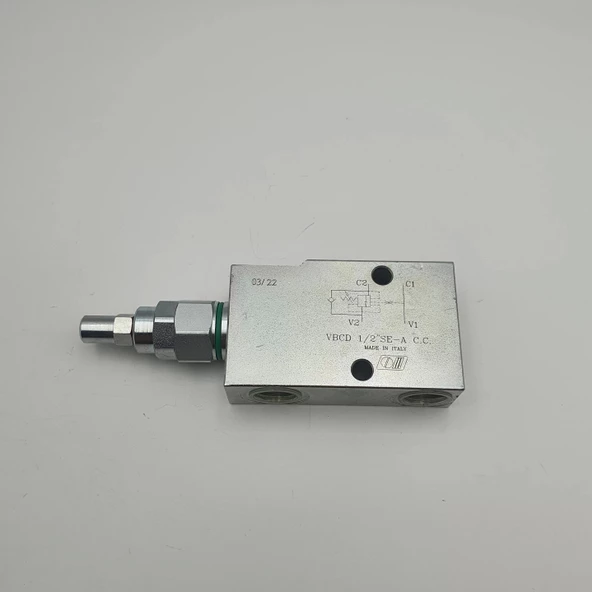 Hidrolik Tekli Yük Tutma Valfi K.M. 1/2 - Resim 2