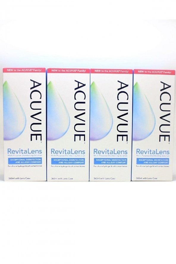 Acuvue Revitalens Dezenfektan Lens Solüsyon 360 ml 4 Adet