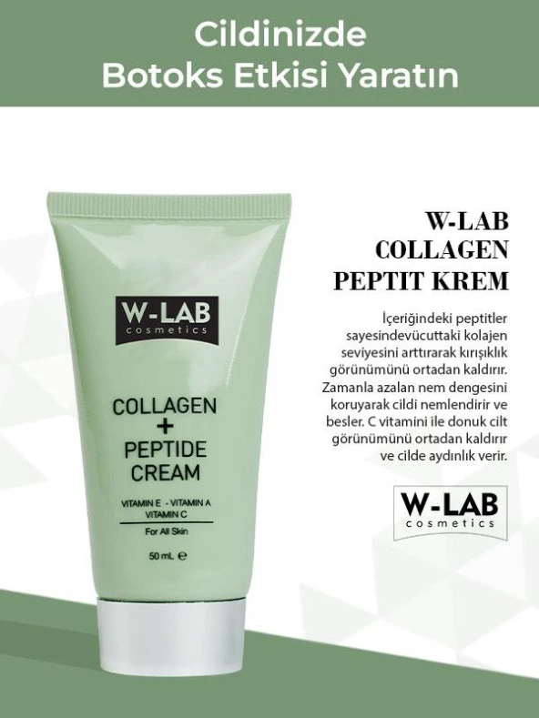 W Lab Collagen + Peptide Gençleştirici Krem 50 ML - 2