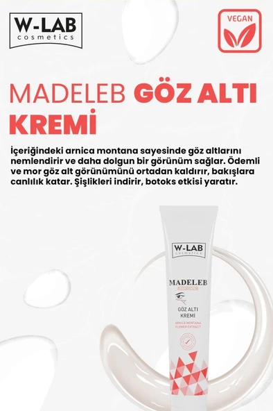 W Lab Madeleb Göz Altı Kremi 20 ML - 4