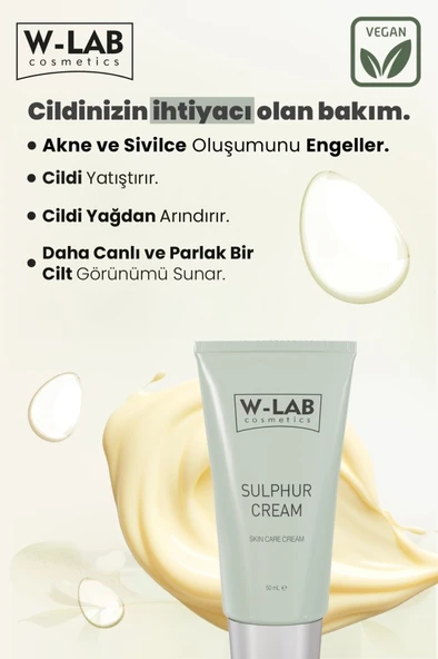 W-Lab Kükürt Kremi 50 ML - 2