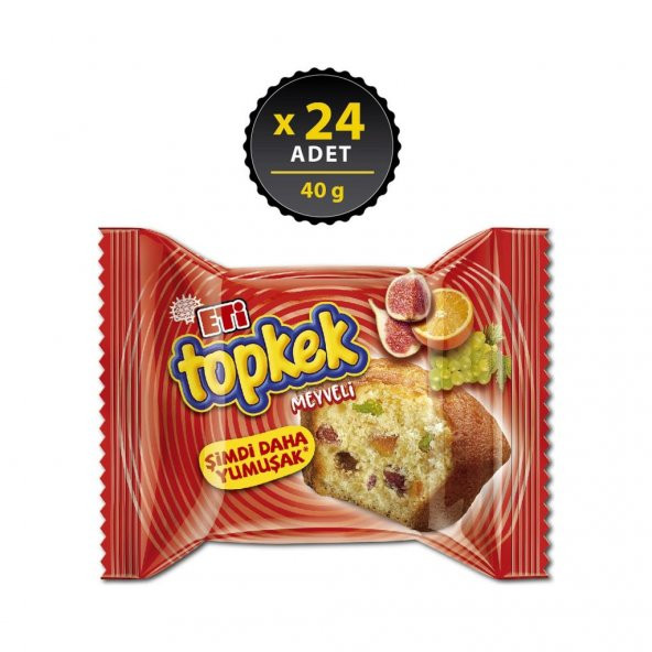 Eti Topkek Meyveli 40 g x 24 Adet