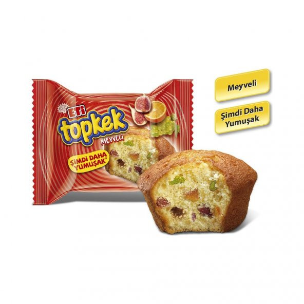 Eti Topkek Meyveli 40 g x 24 Adet - 3