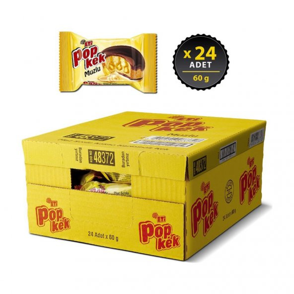 Eti Popkek Muzlu 60 g x 24 Adet - 2