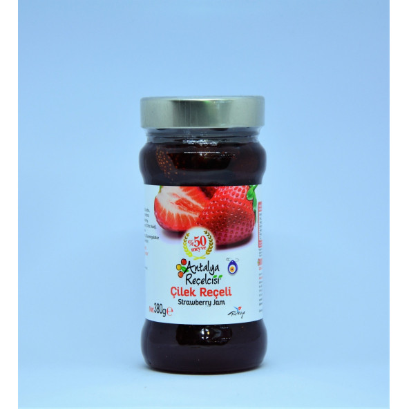 ANTALYA REÇELCİSİ ÇİLEK 380 GR ürün görseli