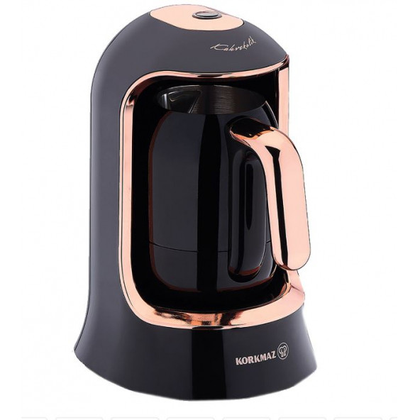 Korkmaz A860-09 Kahvekolik Deluxe Siyah/Rose Otomatik Kahve Makinesi