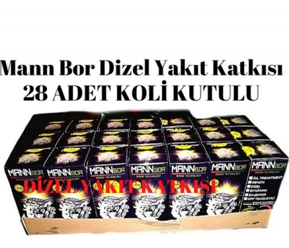 Mannbor Nano Enjektör Temizleyici Yakıt Katkısı 250ml x 28 ADET ürün görseli 1
