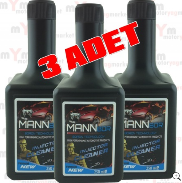 Mannbor Nano Enjektör Temizleyici Yakıt Katkısı 250ml (3 ADET)