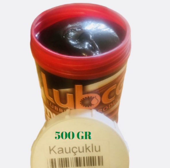 Lubco 180cc ısıya dayanıklı kauçuklu yeşil gres 500 gr