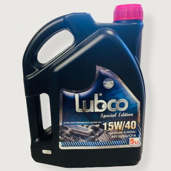 Lubco 15w40 5 Litre benzin&dizel&lpg uyumlu