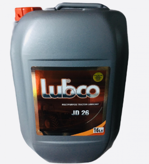 Lubco 10w30 Transmisson JD 26-22 KIRMIZI RENK Traktör Kuyruk Yağı  16 LT BİD