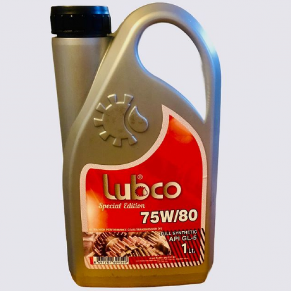 Lubco 75w80 Full Sentetik Mekanik dişli Yağı 1lt