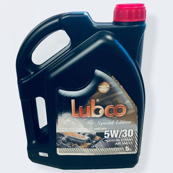 Lubco Full Sentetik 5w30 5 Litre Benzinli ve Dizel Motor Yağı  2021 dolum