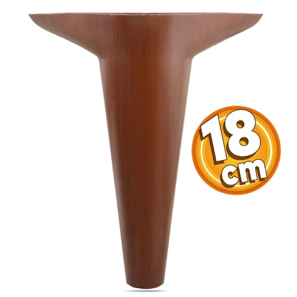Aspen Lüks Mobilya Kanepe Koltuk Tv Ünitesi Konsol Yükseltici Ayağı Ayakları 18 Cm Ahşap Desenli