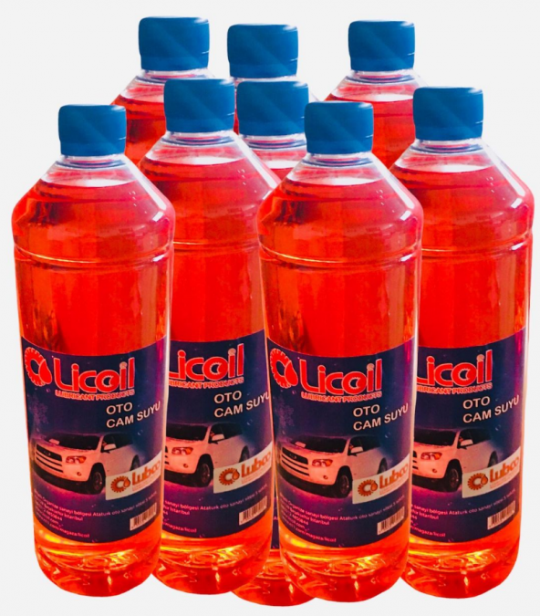 Licoil Yazlık Cam Suyu&Parfümlü&Şampuanlı Suyu&Parfümlü&Şampuanlı 1 Litrex8
