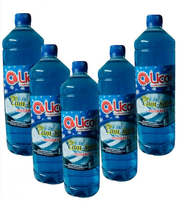 Licoil Antifrizli Oto Cam Suyu 5 x 1  5 Litre 5 adet 1 lt   -12 C