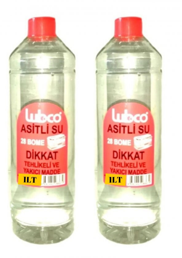 Lubco Asitli Su  Akü Asiti 1L X 2