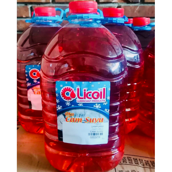Licoil Cam Suyu Yazlık Parfümlü&Şampuanlı Mis Kokulu 5 Litre