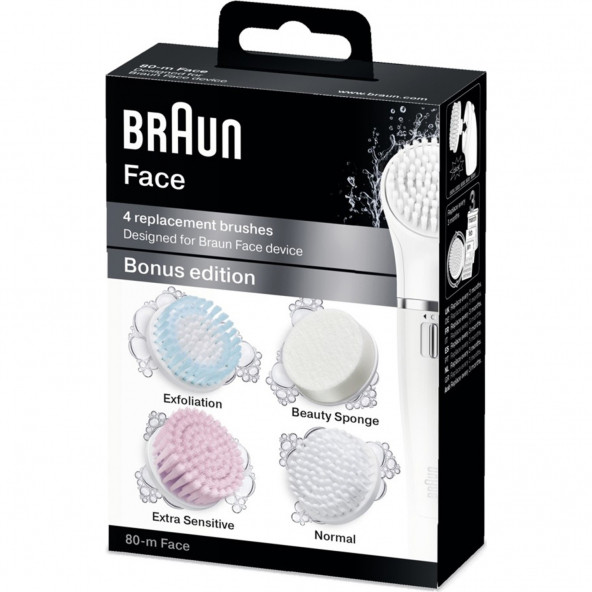 Braun SE80-M Face 4'lü Yedek Başlık