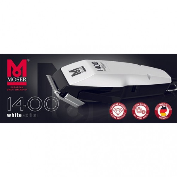 Moser 1406-0310 Beyaz Saç Kesme Makinesi - 2