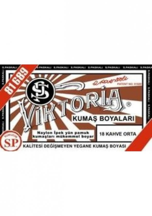 Viktoria Kumaş Boyası Orta Kahve