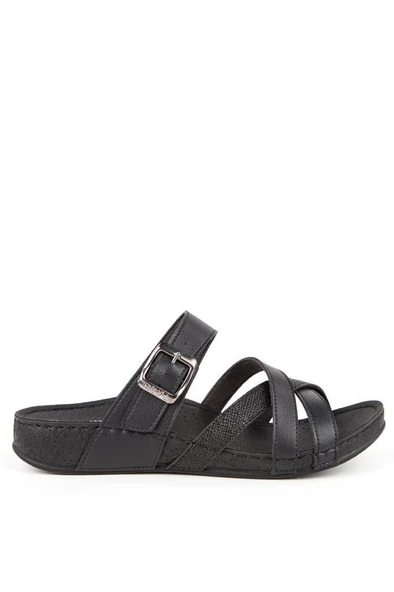 Muya Gizeh Anatomik Taban Kadın Terlik Siyah 36-40 - Resim 2