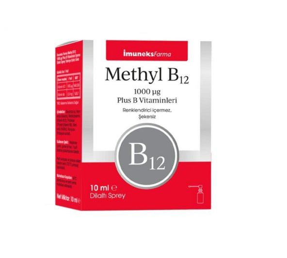 Imuneks Farma Methyl B12 Dilaltı Sprey 10 ml