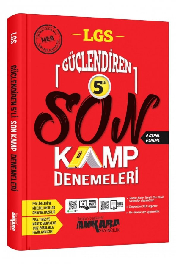 Ankara Yayınları Lgs Güçlendiren 5li Kamp Denemeleri