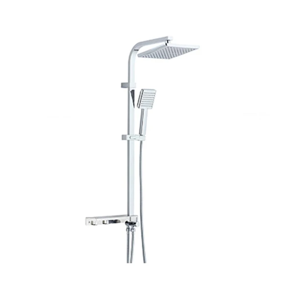Tema Banyo Rain Hill Tetra Tepe Duş Takımı Seti 53136 Krom ürün görseli