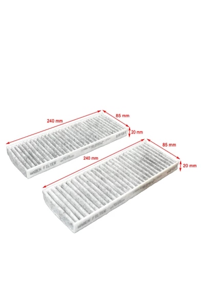 Peugeot 301 2012-2020 Karbonlu Polen Filtresi - Resim 2