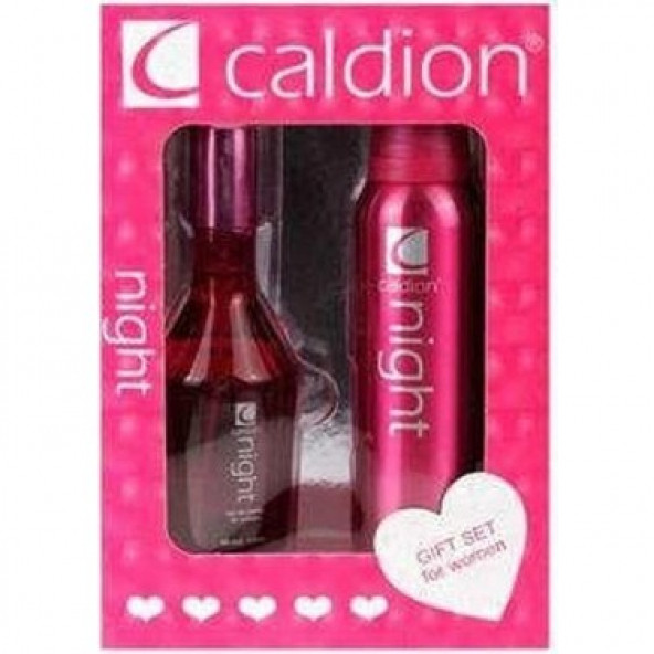 Caldion Night Kadın Parfüm Edt 100ml Deodorant Sprey 150 ml Set 8690973028082 ürün görseli 1
