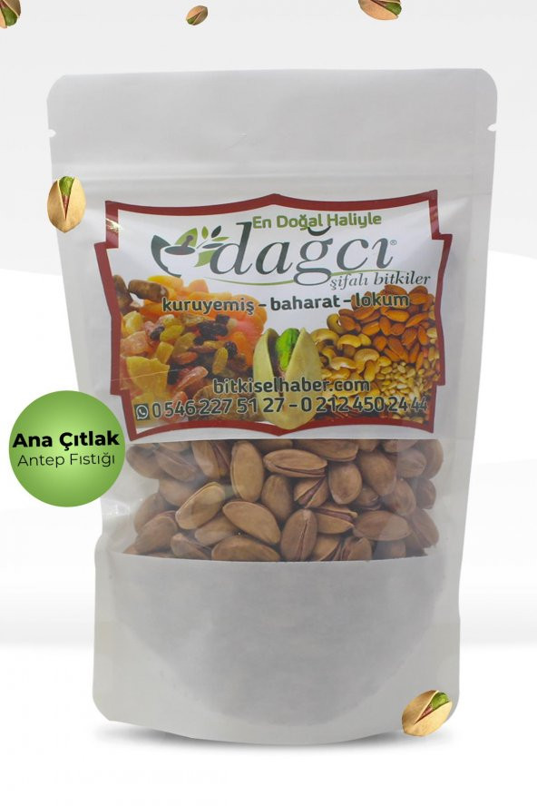 Antep Fıstığı Ana Çıtlak 500 gr 1.Kalite İri Boy Kuruyemiş - 2