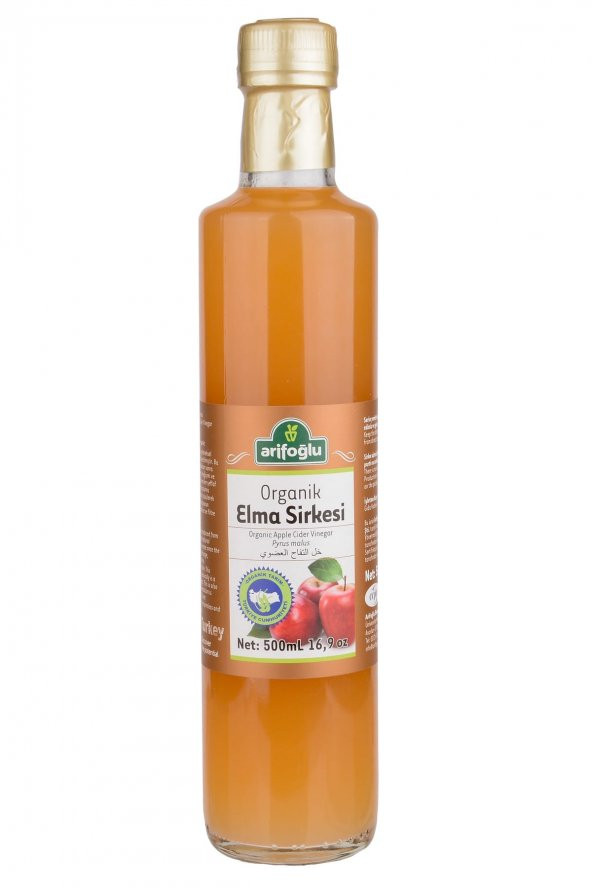 Arifoğlu Organik Elma Sirkesi Cam 2 x 500 ML - 2