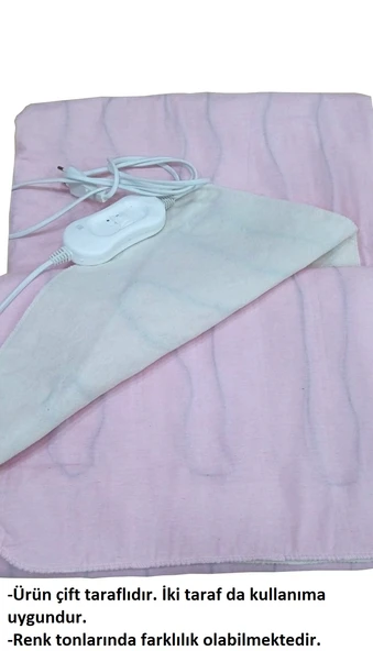 Rawels CE Kalite Belgeli Çift Kişilik Elektrikli Battaniye 120x160 - Pembe - 2