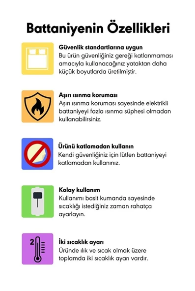 Rawels CE Kalite Belgeli Çift Kişilik Elektrikli Battaniye 120x160 - Pembe - 5