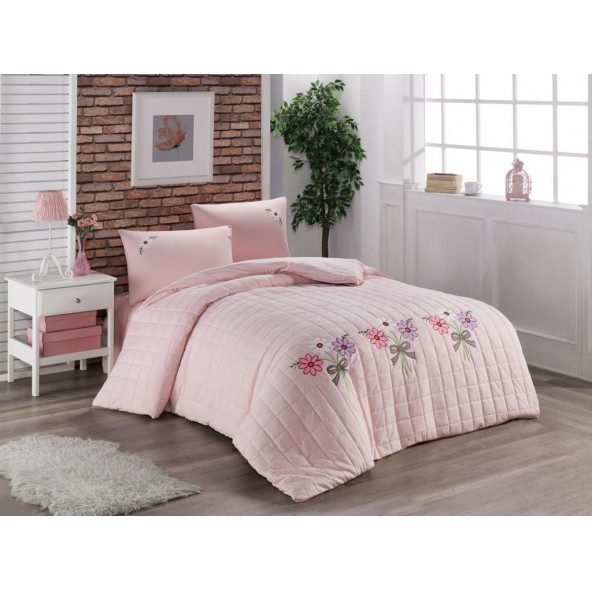 Fulya Nakıslı Dört Mevsim Set-Pudra - 2