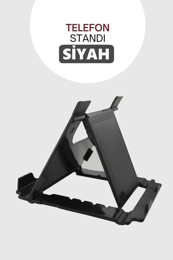 ANKABOSS Cep Telefon Standı Siyah - 2