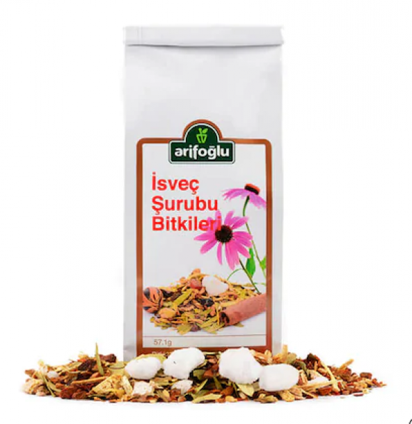 Arifoğlu İsveç Şurubu Karışık Bitki Çayı 12 x 57 G