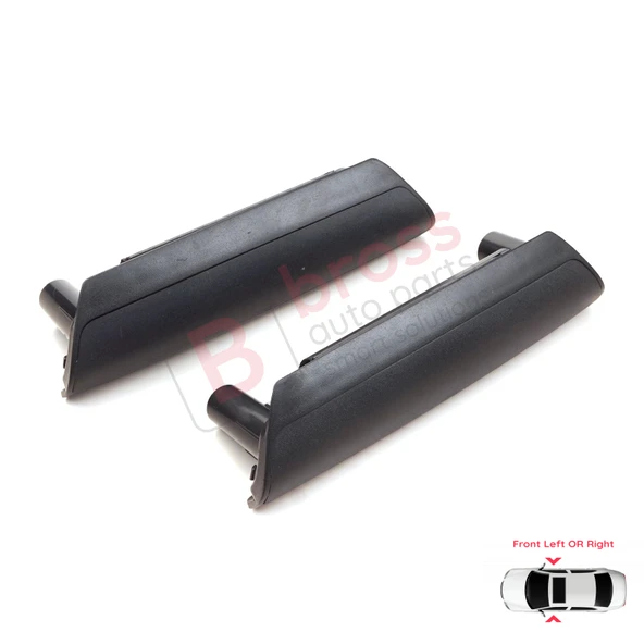 VW Transporter T5 Makyajsız Kasa 2003-2009 İçin Ön İç Kapı Kolu Tutamağı Seti Siyah 7H0867179F 80F - Resim 2