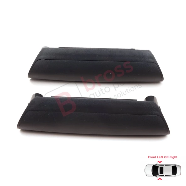 VW Transporter T5 Makyajsız Kasa 2003-2009 İçin Ön İç Kapı Kolu Tutamağı Seti Siyah 7H0867179F 80F ürün görseli 1