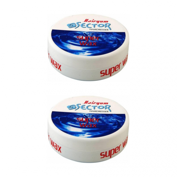 Sector Hairmate Superwax Ultra Sert Mavi Wax 150 Ml 2 Adet - 2