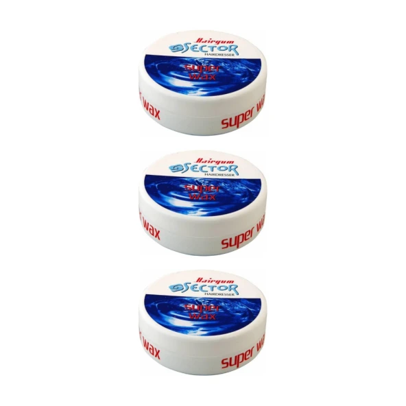 Sector Hairmate Superwax Ultra Sert Mavi Wax 150 Ml 3 Adet - 2