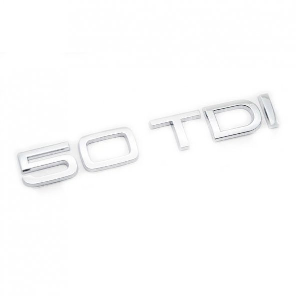 AUDI 50 TDI KROM BAGAJ YAZISI