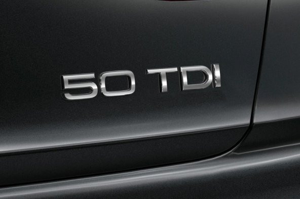 AUDI 50 TDI KROM BAGAJ YAZISI - 2